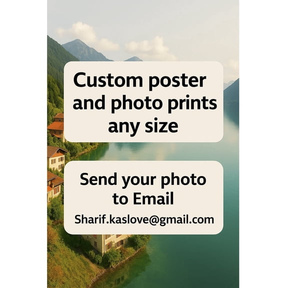 Custom Poster Printing - High-Quality Personalized Wall Art | Premium Paper | Fast Shipping 10*13 inch 1 PCS
