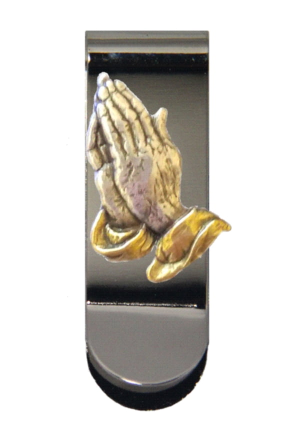 Custom Praying Hands Money Clip