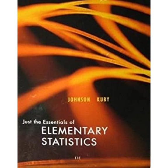 Pre-Owned Just the Essentials of Elementary Statistics 11th 11e Edition (Paperback) 113327014X 9781133270140