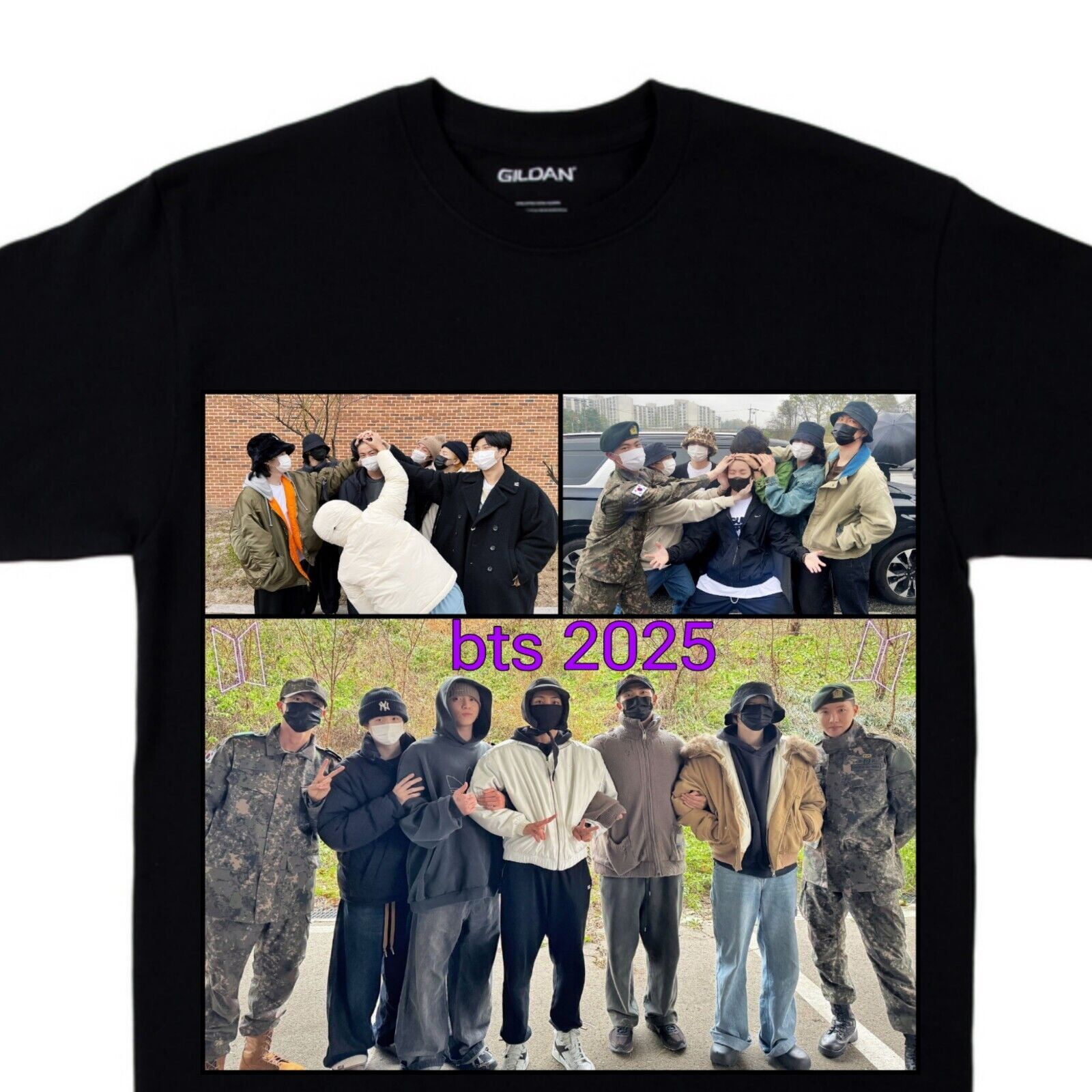 Custom Printed BTS TShirt Print On Demand