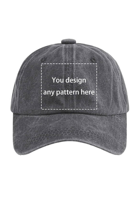 Custom Printed Baseball Visor Cap for Men and Women Adjustable Unisex Sun Hat with DIY Design
