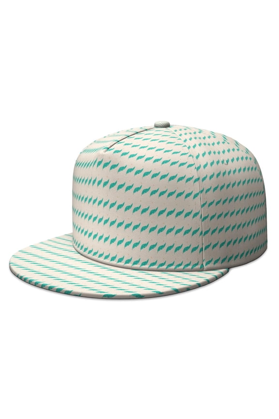 Custom Printed Flat Baseball Cap – Adjustable Snapback Hat with Flat Bill, Breathable and Durable, Personalized Design for Sports, Travel & Daily Wear