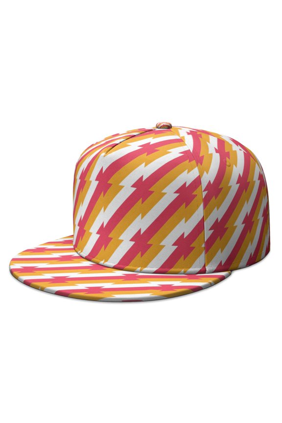 Custom Printed Flat Baseball Cap – Adjustable Snapback Hat with Flat Bill, Breathable and Durable, Personalized Design for Sports, Travel & Daily Wear