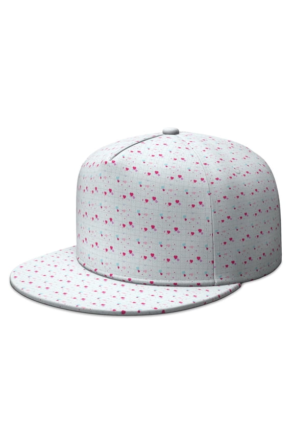 Custom Printed Flat Baseball Cap – Adjustable Snapback Hat with Flat Bill, Breathable and Durable, Personalized Design for Sports, Travel & Daily Wear