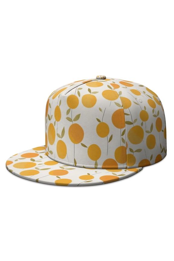 Custom Printed Flat Baseball Cap – Adjustable Snapback Hat with Flat Bill, Breathable and Durable, Personalized Design for Sports, Travel & Daily Wear