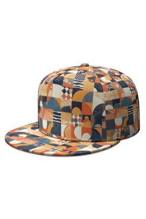 Custom Printed Flat Baseball Cap – Adjustable Snapback Hat with Flat Bill, Breathable and Durable, Personalized Design for Sports, Travel & Daily Wear