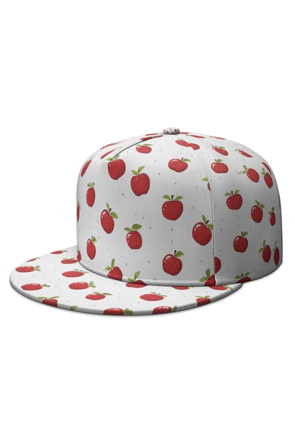 Custom Printed Flat Baseball Cap – Adjustable Snapback Hat with Flat Bill, Breathable and Durable, Personalized Design for Sports, Travel & Daily Wear