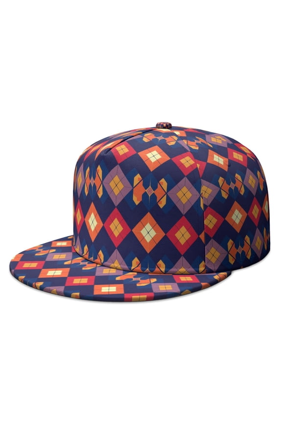 Custom Printed Flat Baseball Cap – Adjustable Snapback Hat with Flat Bill, Breathable and Durable, Personalized Design for Sports, Travel & Daily Wear