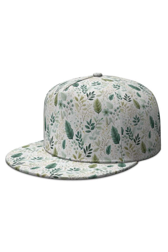 Custom Printed Flat Baseball Cap – Adjustable Snapback Hat with Flat Bill, Breathable and Durable, Personalized Design for Sports, Travel & Daily Wear