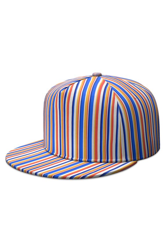 Custom Printed Flat Baseball Cap – Adjustable Snapback Hat with Flat Bill, Breathable and Durable, Personalized Design for Sports, Travel & Daily Wear