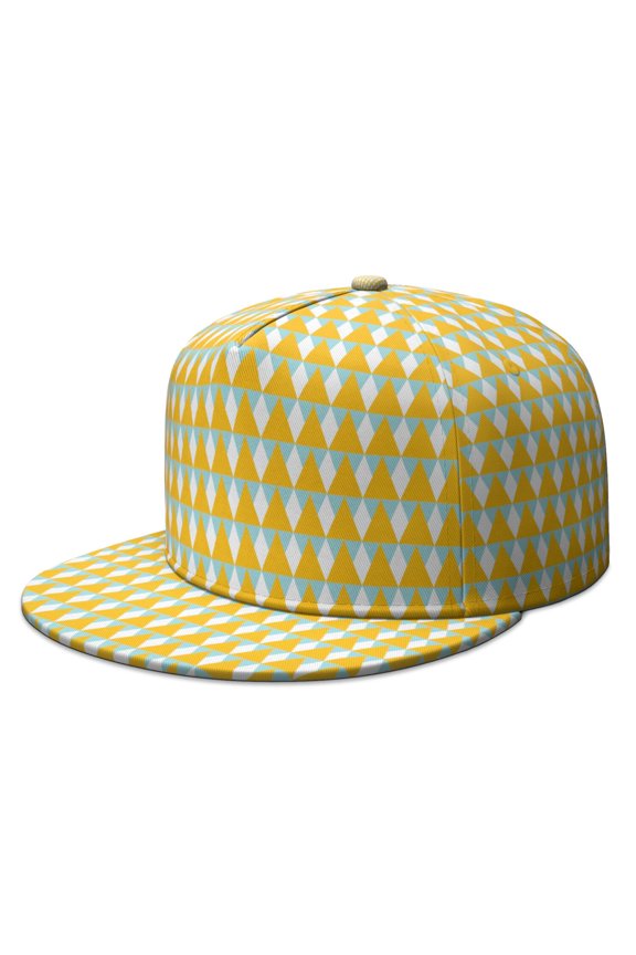 Custom Printed Flat Baseball Cap – Adjustable Snapback Hat with Flat Bill, Breathable and Durable, Personalized Design for Sports, Travel & Daily Wear