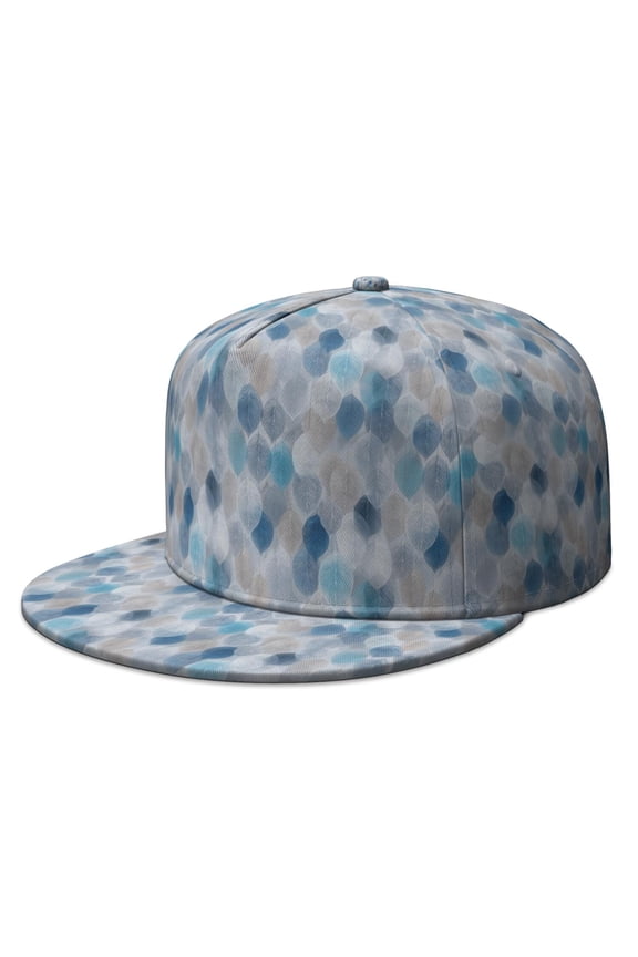 Custom Printed Flat Baseball Cap – Adjustable Snapback Hat with Flat Bill, Breathable and Durable, Personalized Design for Sports, Travel & Daily Wear