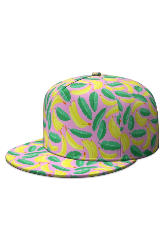 Custom Printed Flat Baseball Cap – Adjustable Snapback Hat with Flat Bill, Breathable and Durable, Personalized Design for Sports, Travel & Daily Wear