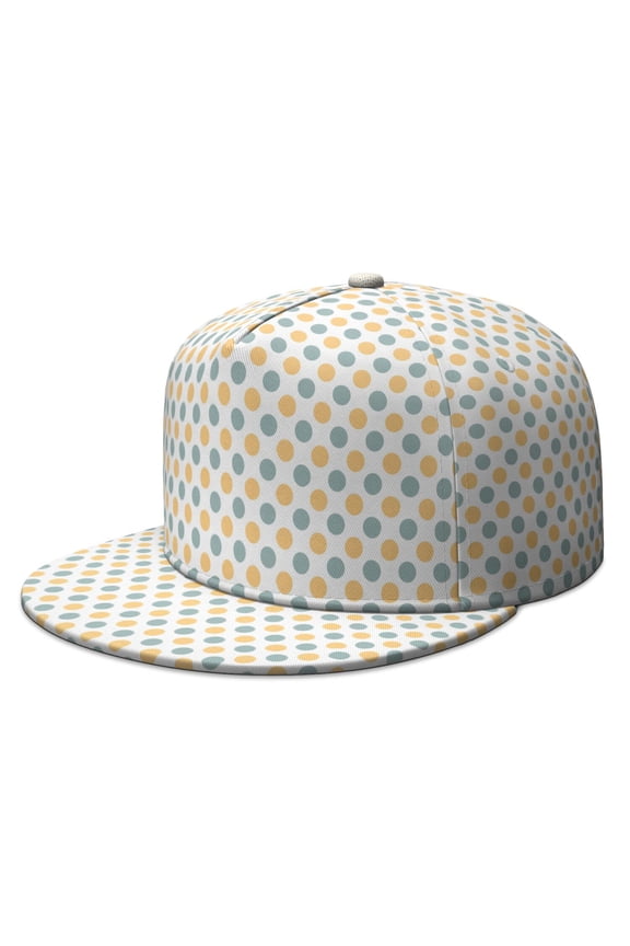 Custom Printed Flat Baseball Cap – Adjustable Snapback Hat with Flat Bill, Breathable and Durable, Personalized Design for Sports, Travel & Daily Wear