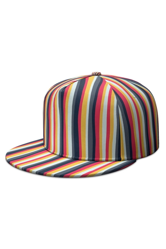 Custom Printed Flat Baseball Cap – Adjustable Snapback Hat with Flat Bill, Breathable and Durable, Personalized Design for Sports, Travel & Daily Wear