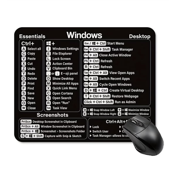 Custom Printed Gaming Mouse Pad - Anti-Slip Rubber Base for Desktop and Laptop Use