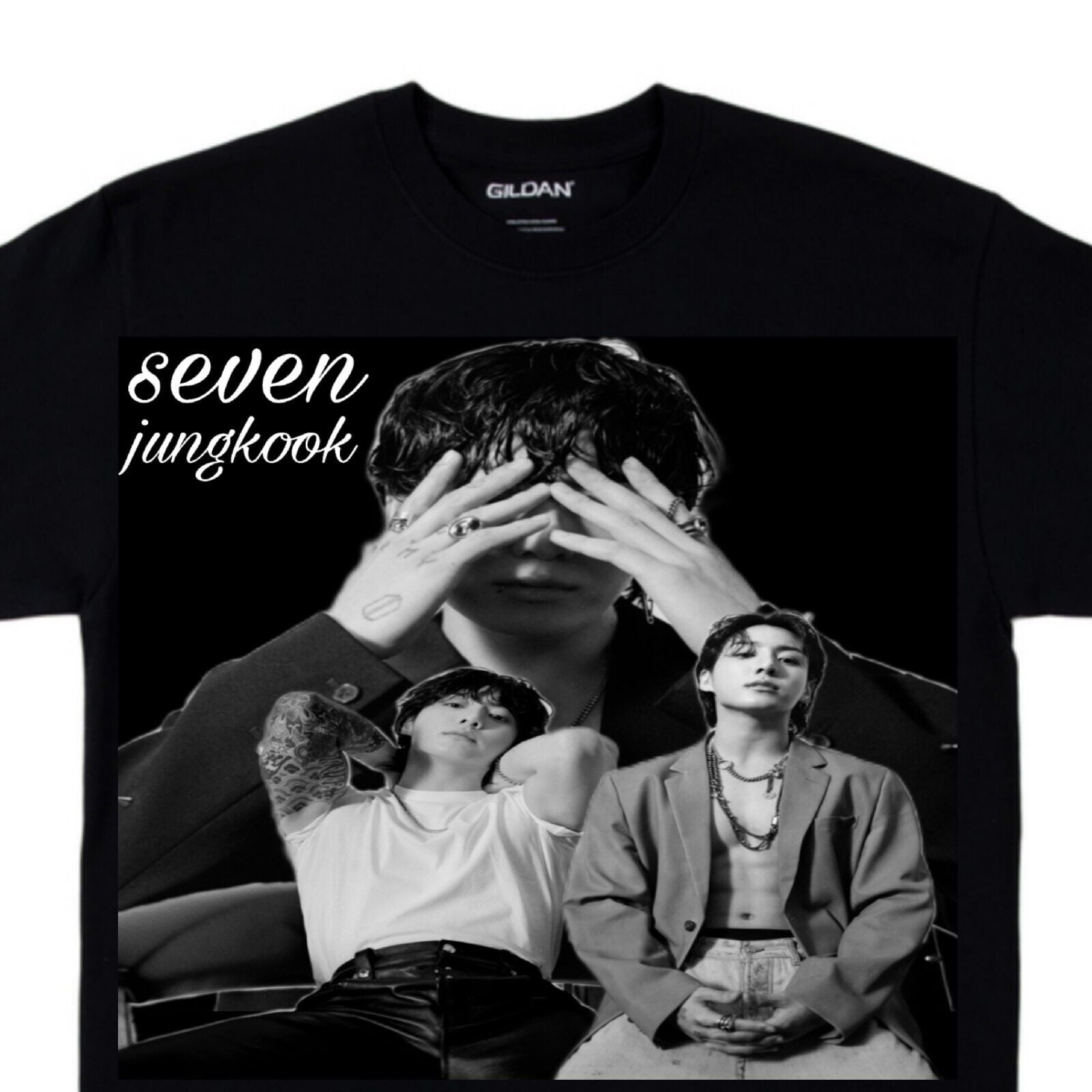 Custom Printed Jungkook TShirt Print On Demand