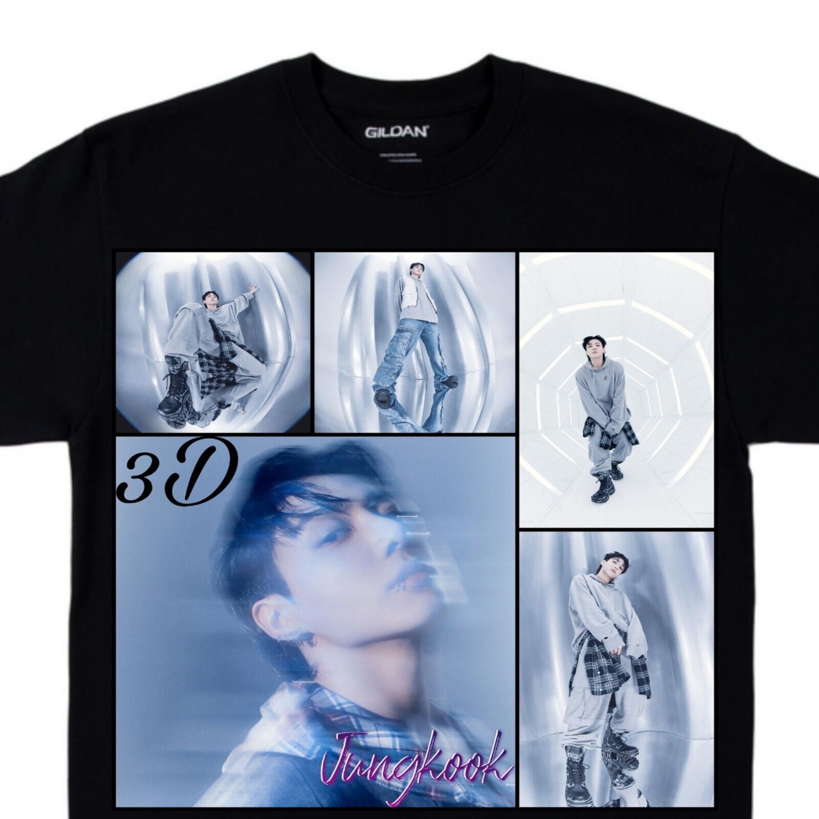 Custom Printed Jungkook version 2 TShirt Print On Demand