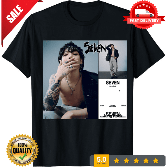 Custom Printed Jungkook version 3 T-Shirt Print On Demand, LIMITED EDITION-TH67362