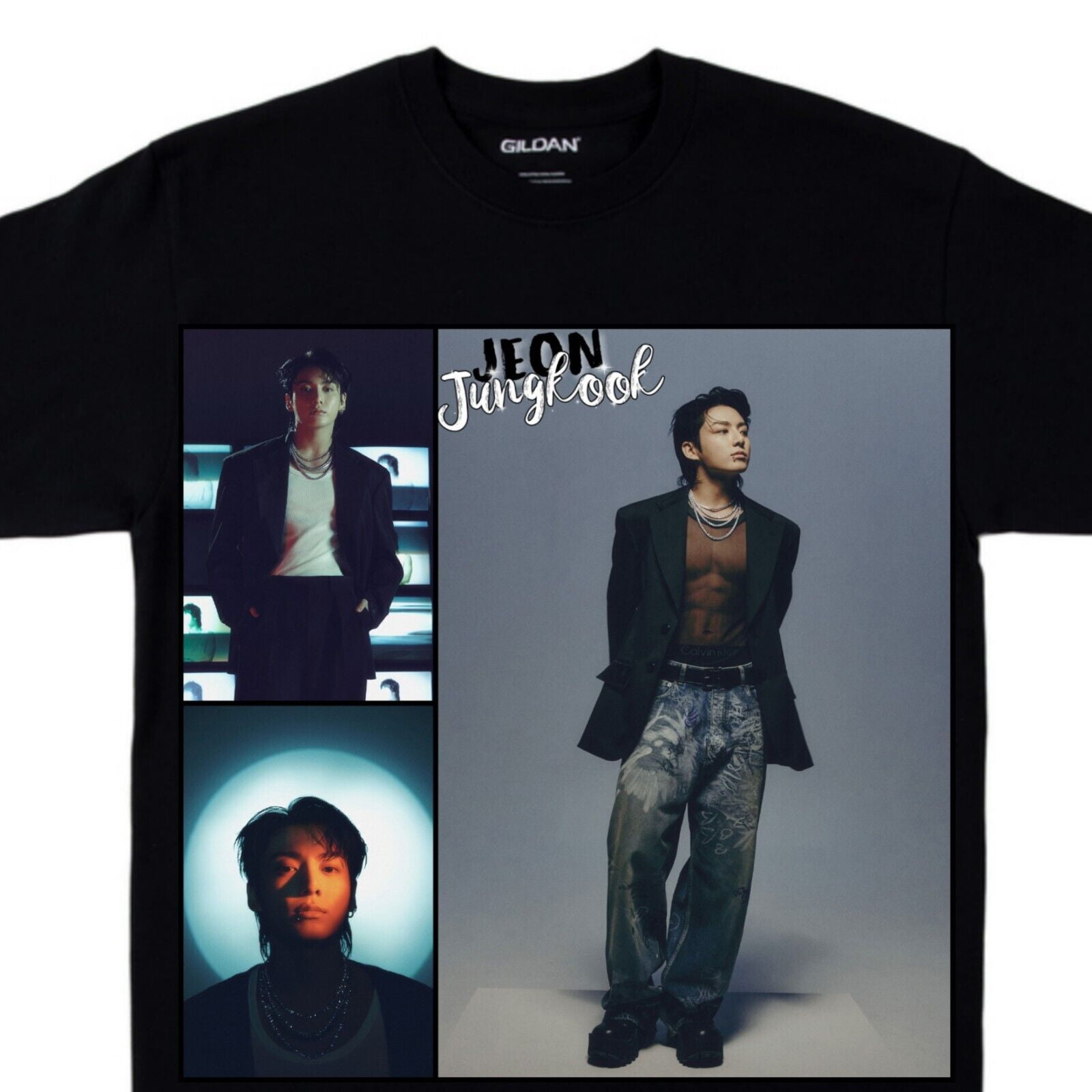 Custom Printed Jungkook version 3 TShirt Print On Demand
