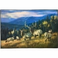 thumbnail image 1 of Custom Printed Rug Autumn Gold Elk, 1 of 1