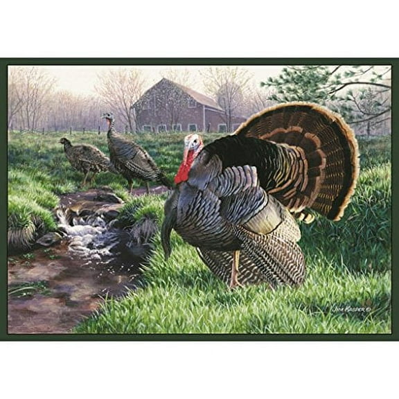 Custom Printed Rug Wild Turkey