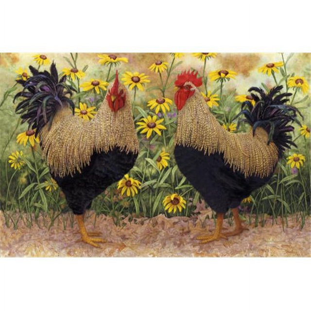 Custom Printed Rugs Peck & Wadsworth 18 x 30 in. Doormat Rug Gold