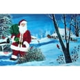 thumbnail image 1 of Custom Printed Rugs SANTA Door Mat, 1 of 2