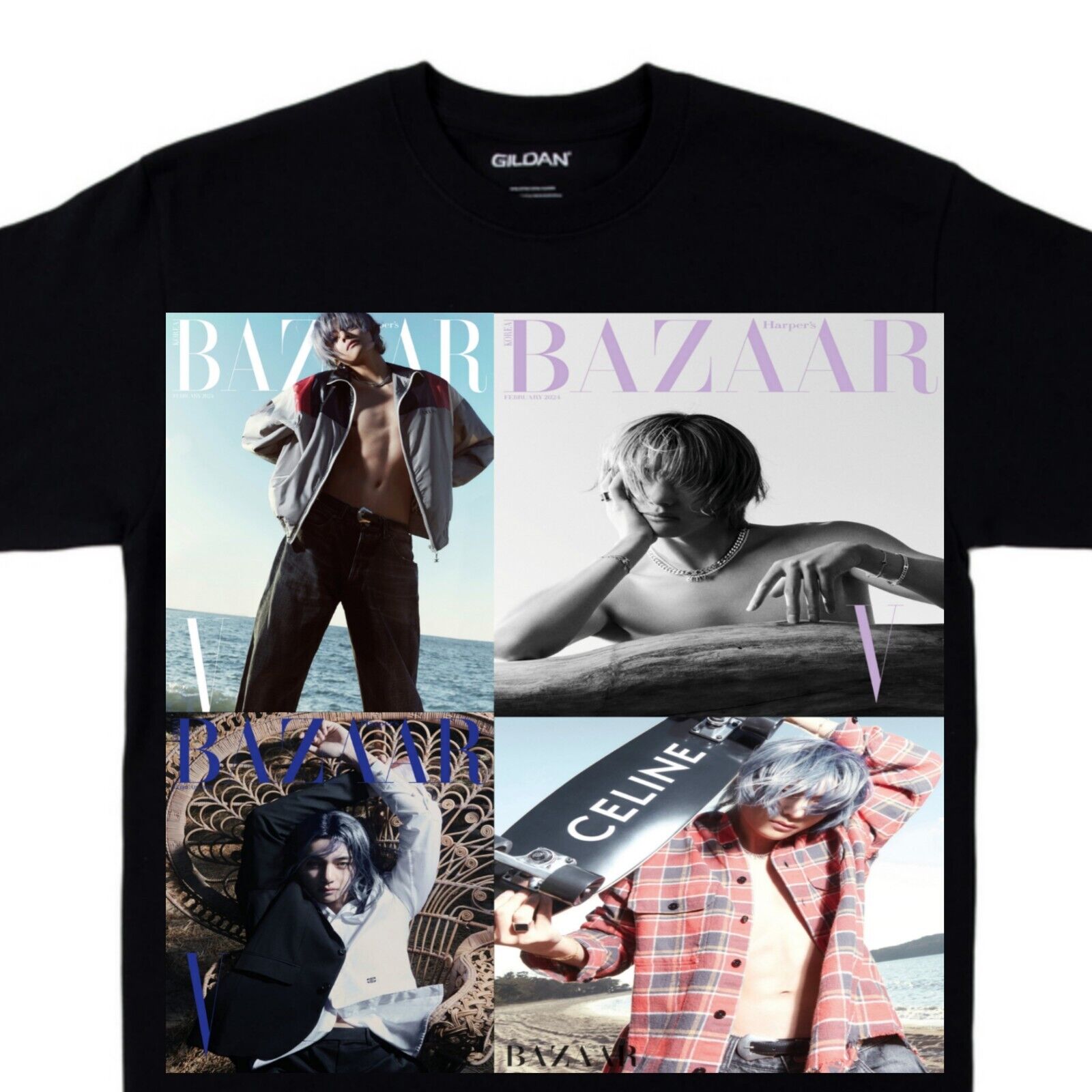 Custom Printed Taehyung TShirt Print On Demand