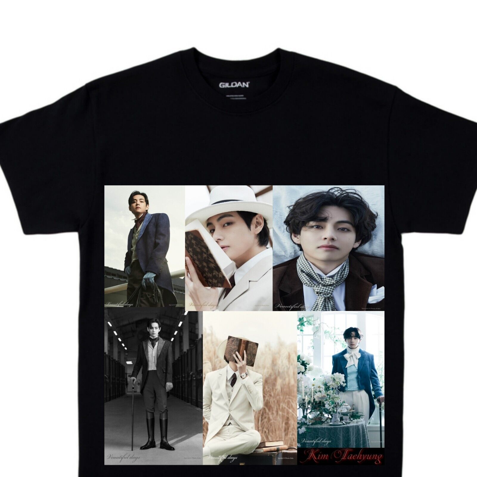 Custom Printed Taehyung version 2 TShirt Print On Demand