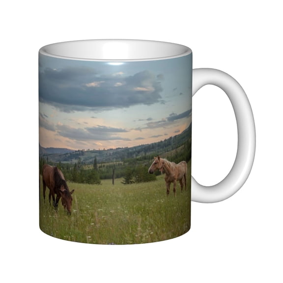 Custom Printed White Ceramic Coffee Mug 11oz Personalized Tea Cup for Home and Office Gift