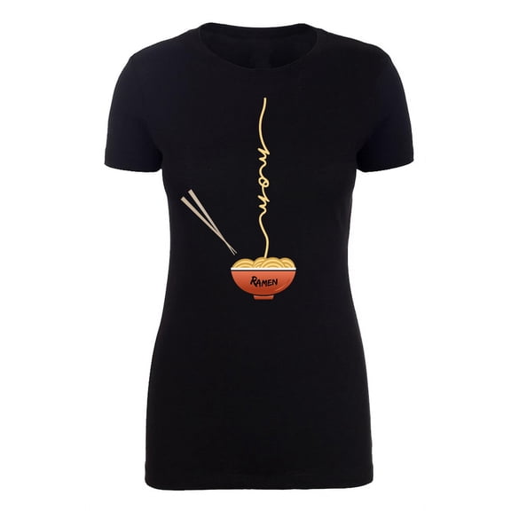 Custom Printed Woman's T-shirt, Ladies Ramen Noodle Graphic Tees