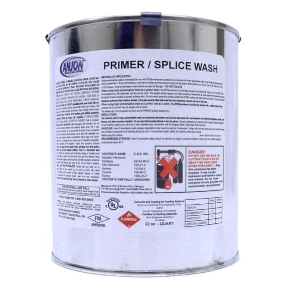 Custom Pro Anjon Splice Wash & EPDM Pond Liner Seam Primer (1 Quart)