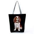 Custom Pure Color Animal Shoulder Bags Gift Cute Dog Print Handbags for