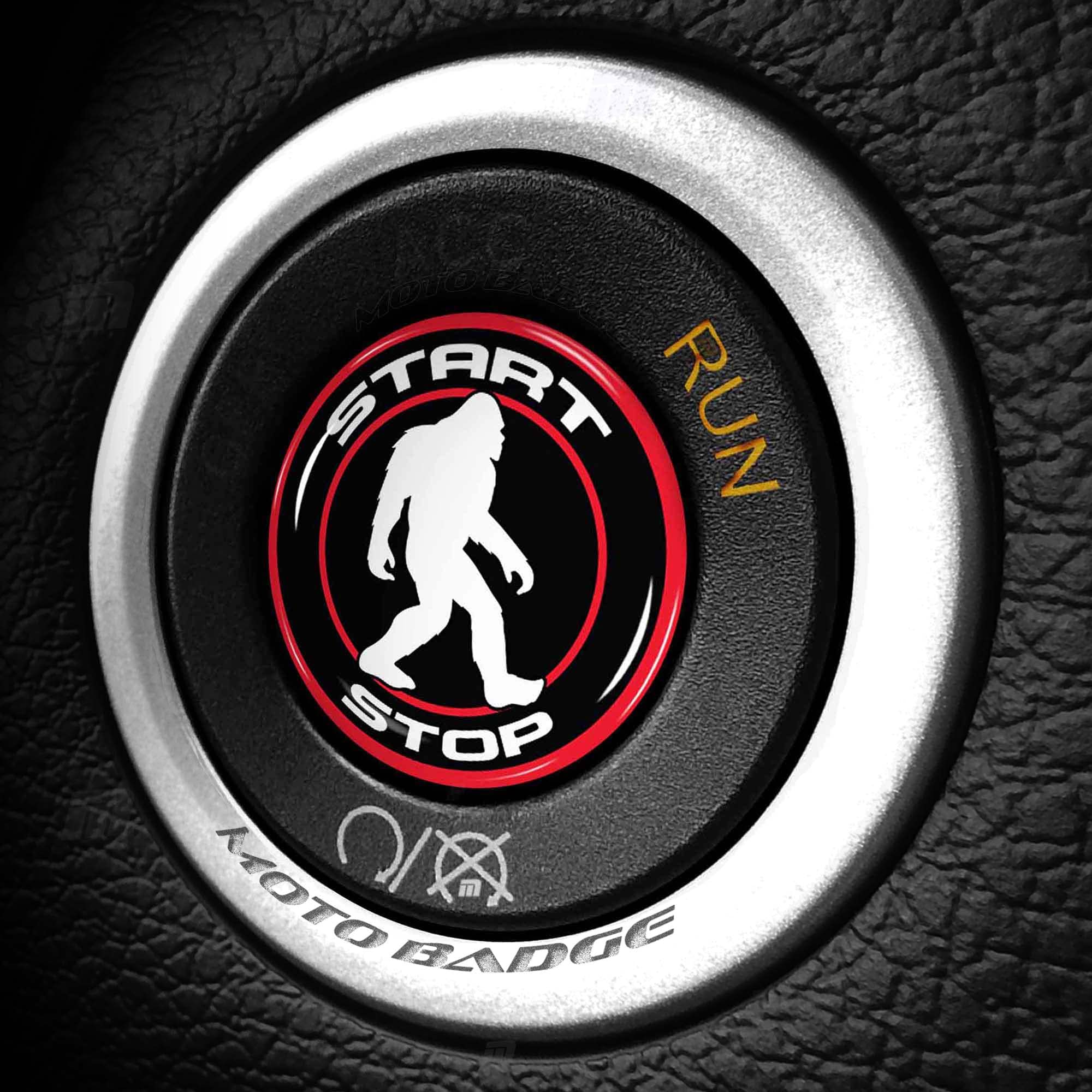 Custom Push Start Button SR25 Overlay for Jeep Dodge RAM and Chrysler