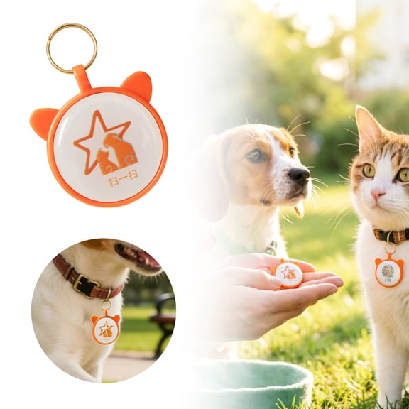 Custom QR Code Pet ID for Dogs and Cats with Secure Information Storage -Loss Locator