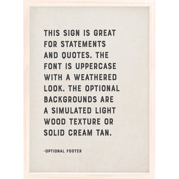 Custom Quote Print Style B | Personalized Sign, Custom Text, Any Verse, Any Poem