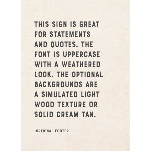 Custom Quote Print Style B | Personalized Sign or Print, Custom Poster, Any Text, Any Verse, Any Poem