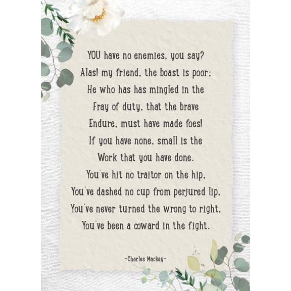 Custom Quote Print Style F | Personalized Sign or Print, Custom Poster, Any Text, Any Verse, Any Poem
