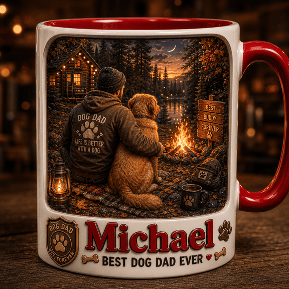 Custom Racing Mug Personalized Racer Gift with Driver Suit and Checkered Flags
