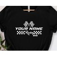 thumbnail image 1 of Custom Racing Your Name Shirt Personalized Race Shirts With Number And Name Gift For Race, 1 of 3