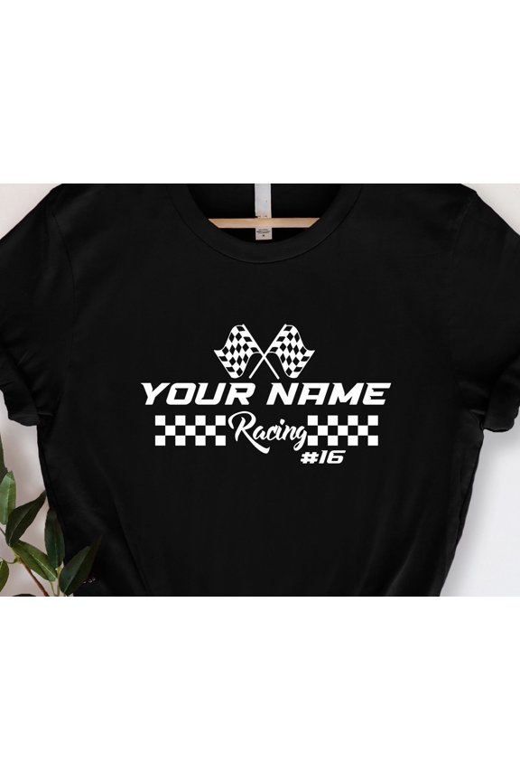 Custom Racing Your Name Shirt Personalized Race Shirts With Number And Name Gift For Race