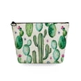 thumbnail image 1 of Custom Refreshing Plant Casual Travel Toiletry Bags High Quality Makeup Organizer Cactus Print Women's Cosmetic Bag Pencil Cases, 1 of 5