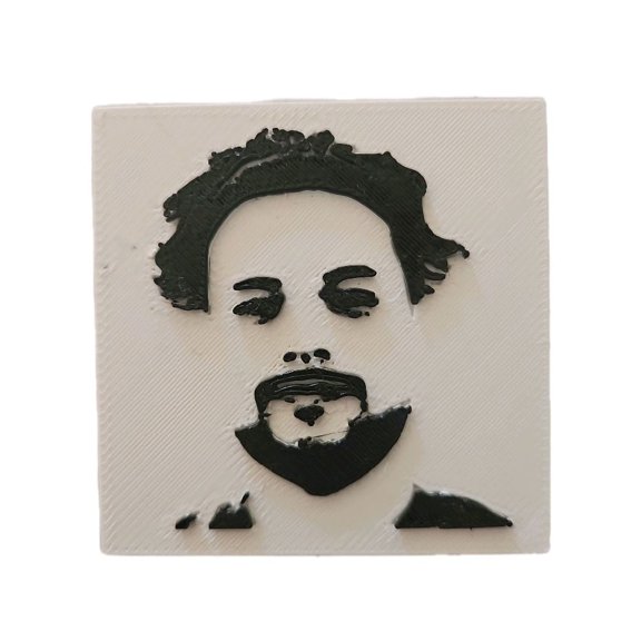 Custom Relief Portrait  Modern Wall Art for Home & Office Dcor