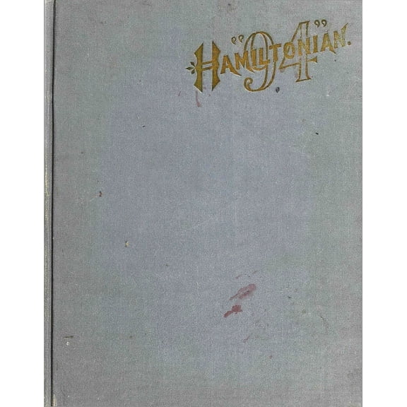 (Custom Reprint) Yearbook: 1894 Hamilton College - Hamiltonian Yearbook (Clinton, NY)