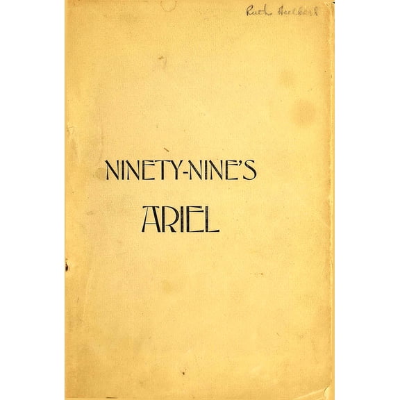(Custom Reprint) Yearbook: 1899 Lawrence University - Ariel Yearbook (Appleton, WI)