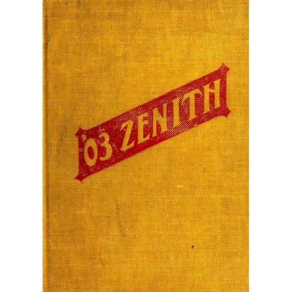 (Custom Reprint) Yearbook: 1903 Simpson College - Zenith Yearbook (Indianola, IA)
