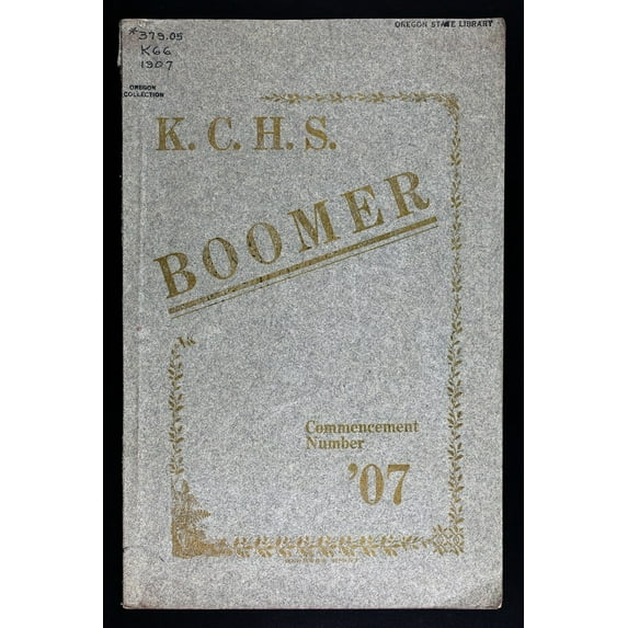 (Custom Reprint) Yearbook: 1907 Klamath Union High School - El Rodeo Yearbook (Klamath Falls, OR)