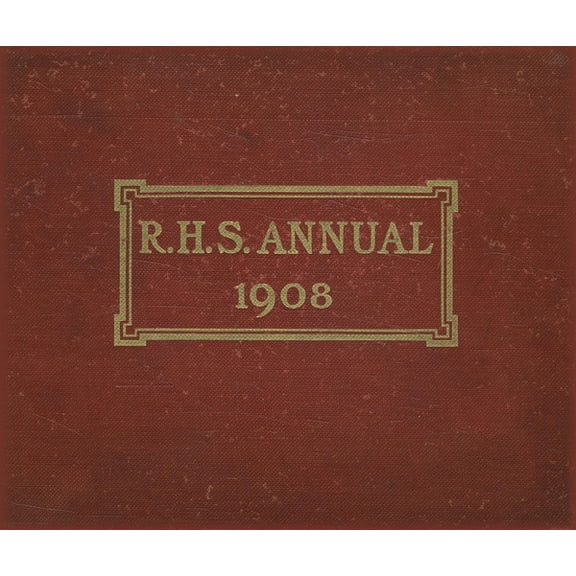 (Custom Reprint) Yearbook: 1908 Rockford High School - RHS Yearbook (Rockford, IL)