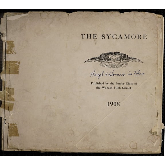 (Custom Reprint) Yearbook: 1908 Wabash High School - Sycamore Yearbook (Wabash, IN)